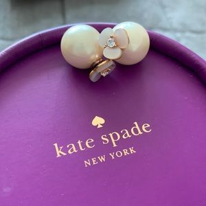 Kate spade floral Pearl earrings